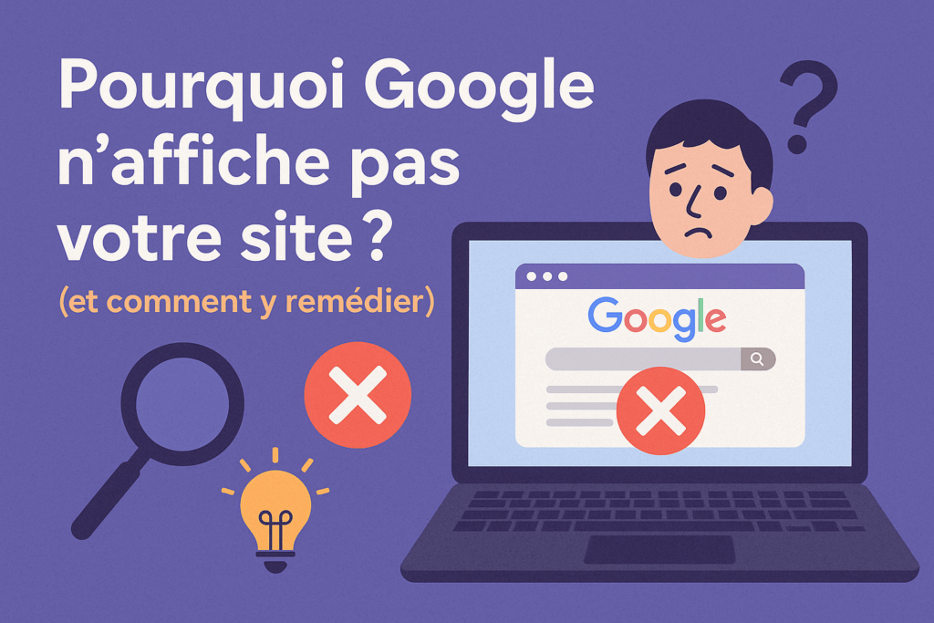 Pourquoi Google n'affiche pas votre site