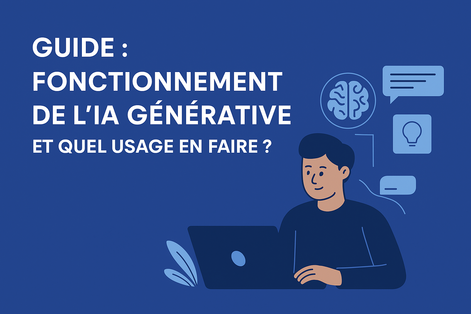 fonctionnement de l’IA générative