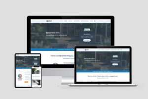 Réalisation site vitrine artisan chauffagiste