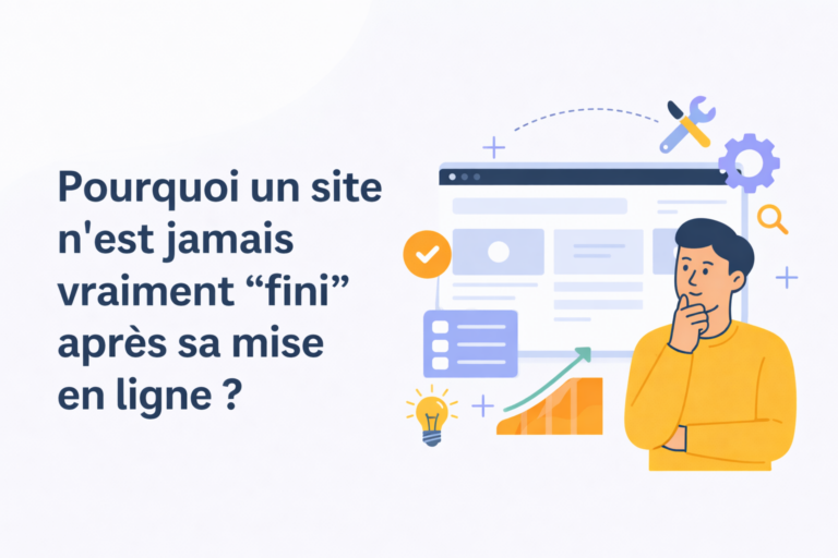 Pourquoi même après sa mise en ligne, un site n’est pas réellement fini