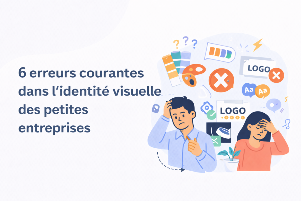 Identité visuelle 6 erreurs à éviter pour petites entreprises