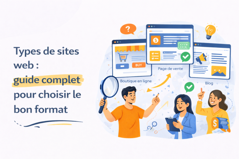 Types de sites web guide complet pour choisir le bon format