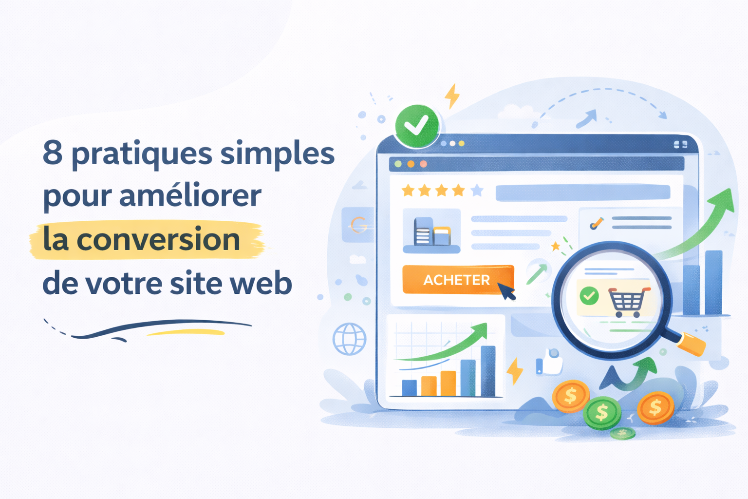 Augmenter la conversion de son site web : 8 pratiques efficaces