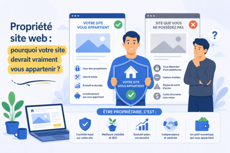 Propriété site web : pourquoi votre site devrait vraiment vous appartenir